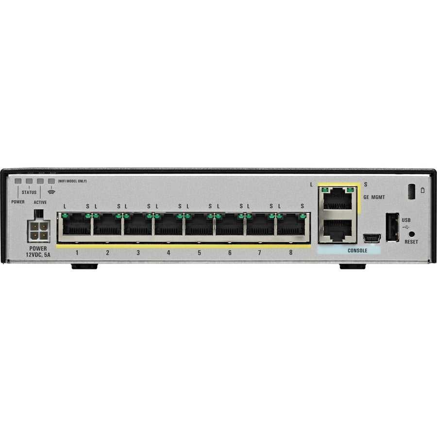 Cisco Systems, Inc., Appliance de pare-feu de sécurité réseau Cisco Asa 5506-X Asa5506-Sec-Bun-K9