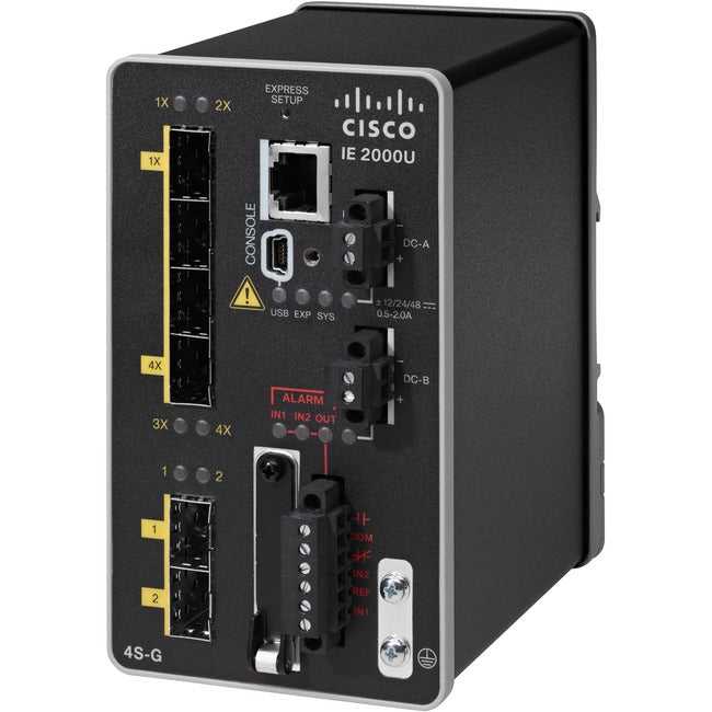 Cisco Systems, Inc., Châssis de commutateur Cisco Cisco Ie-2000U-4S-G