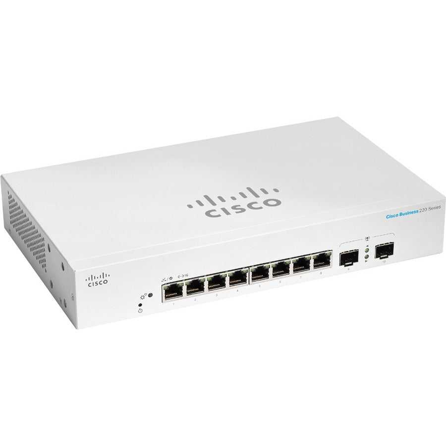 Cisco Systems, Inc., Cisco Business Cbs220-8T-E-2G Commutateur Ethernet Cbs220-8T-E-2G-Eu