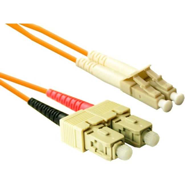 Composants ENET, Inc., Cisco Compatible Cab-Multimode-Lc - 3M Lc/Lc Duplex Multimode 62,5/125 Om1 ou mieux Câble de brassage fibre orange 3 mètres Lc-Lc testé individuellement