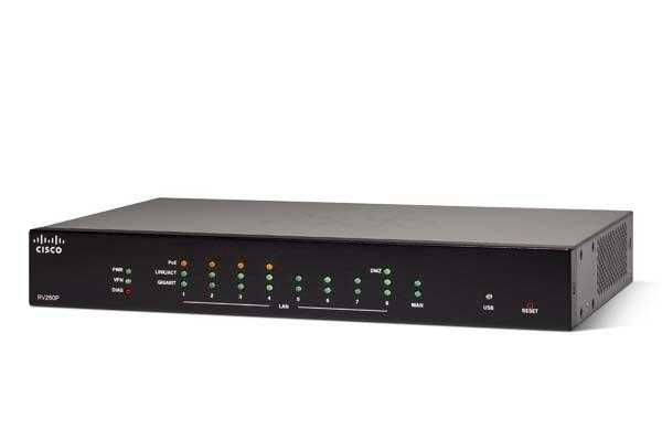 Cisco, Cisco Rv260P Routeur filaire Gigabit Ethernet Noir
