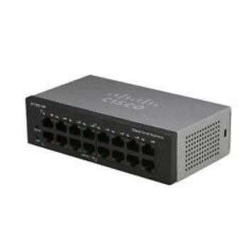 Cisco, Cisco Sf110D-16 Fast Ethernet L2 non géré (10/100) noir