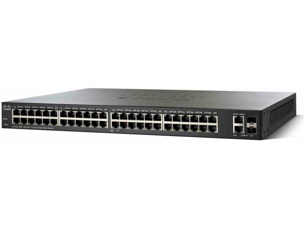 Cisco, Cisco Sf350-48 Géré L2/L3 Fast Ethernet (10/100) Noir