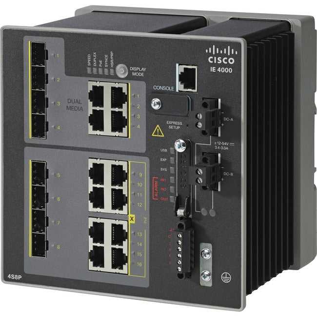 Cisco Systems, Inc., Commutateur Cisco Ie-4000-4S8P4G-E couche 3
