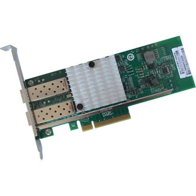 Composants ENET, Inc., Compatible Cisco Ucsc-Pcie-Csc-02 - Carte d'interface réseau Pci Express X8 double port 10 Go (Nic) 2 ports SFP+ ouverts basés sur le chipset Intel 82599