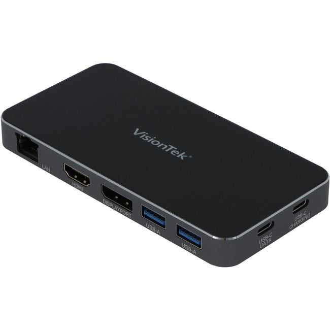 VISIONTEK, Hub portable Vt400 USB-C double, affichage 4K, puissance 100 W