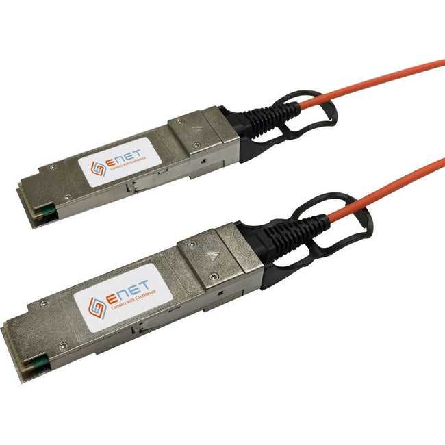 Composants ENET, Inc., Qsfp-H40G-Aoc10M compatible Cisco – Assemblage de câble optique actif (Aoc) 40G Qsfp+ à Qsfp+ fonctionnellement identique 10 mètres