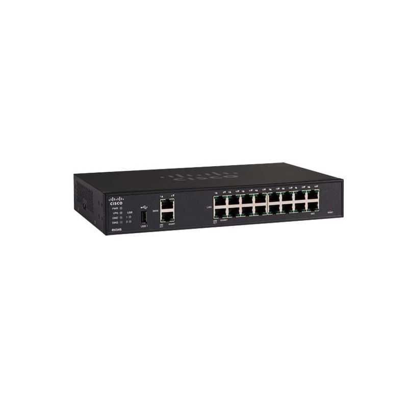 Cisco, Routeur VPN Gigabit double Wan Cisco Rv345 Rv345-K9-G5