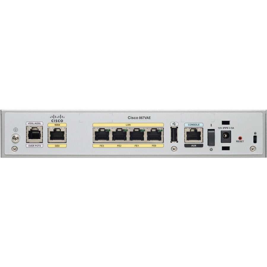 Cisco Systems, Inc., Routeur à services intégrés Cisco 867Vae