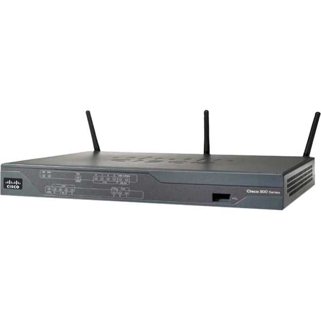 Cisco Systems, Inc., Routeur à services intégrés sans fil Cisco 881G Wi-Fi 4 Ieee 802.11N - Remis à neuf