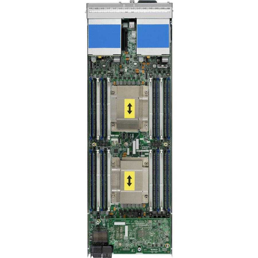 Cisco Systems, Inc., Serveur lame Cisco B200 M3 - 2 X Intel Xeon E5-2609 V2 2,50 Ghz - 64 Go de RAM - Serial Attached Scsi (Sas), contrôleur Serial Ata - Remis à neuf