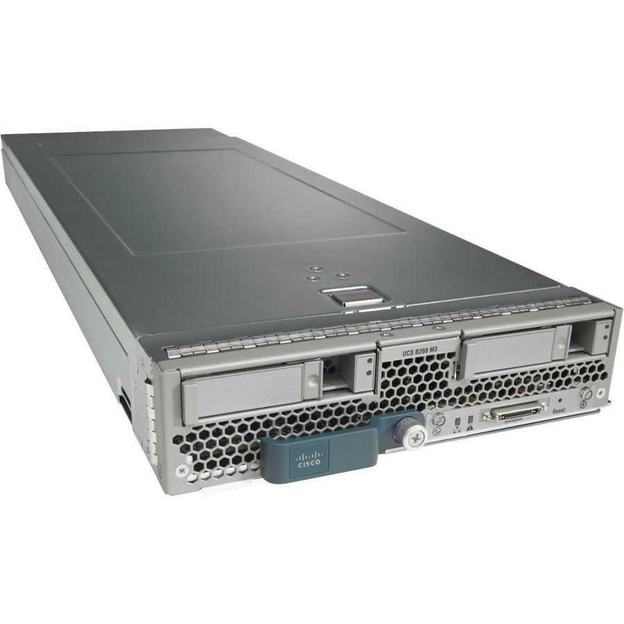 Cisco Systems, Inc., Serveur lame Cisco B200 M3 - 2 x Intel Xeon E5-2690 v2 3 GHz - 256 Go de RAM - Contrôleur Serial Attached SCSI (SAS) UCS-EZ8-B200M3-P2