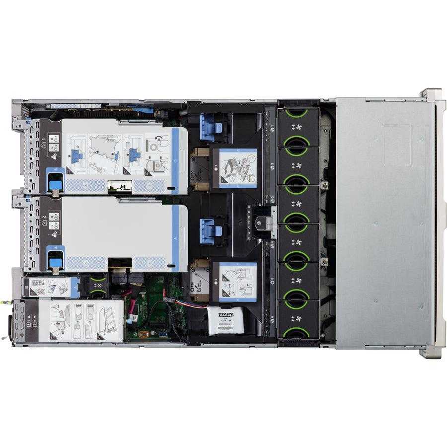 Cisco Systems, Inc., Serveur montable en rack Cisco C240 M5 2U - 2 X Intel Xeon Silver 4114 2,20 Ghz - 96 Go de RAM - Contrôleur SAS 12 Gb/S