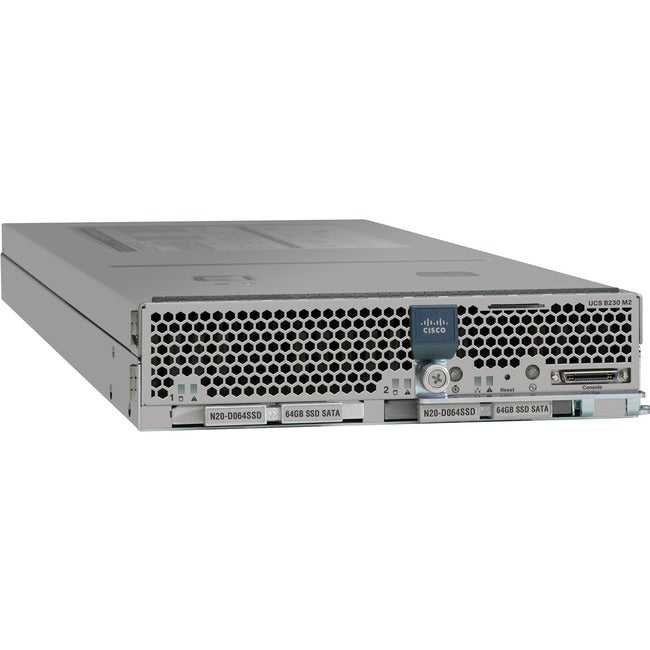 Cisco Systems, Inc., Système Barebone Cisco B230 M2 - Remis à neuf - Lame - Socket Lga-1567 - Prise en charge de 2 processeurs