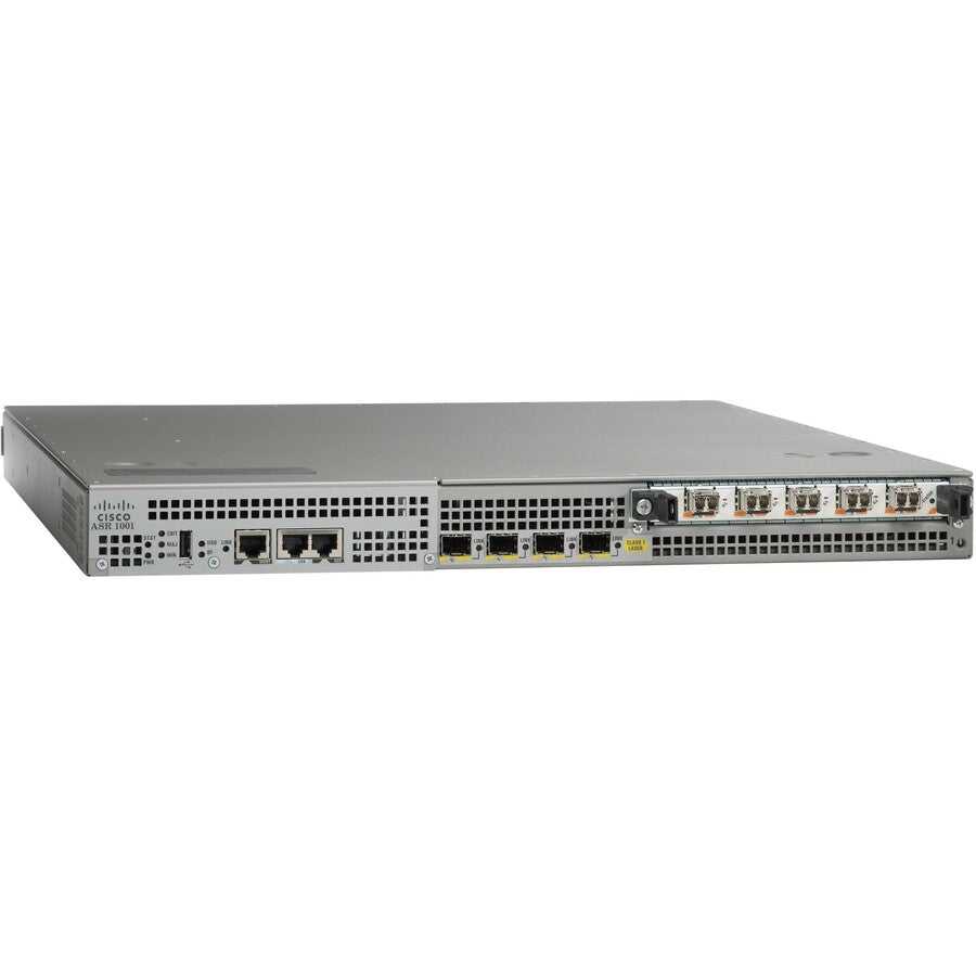 Cisco Systems, Inc., Système Cisco Asr1001, 4 Ge intégrés, Idc 4X1Ge, double P/S, pièce de rechange