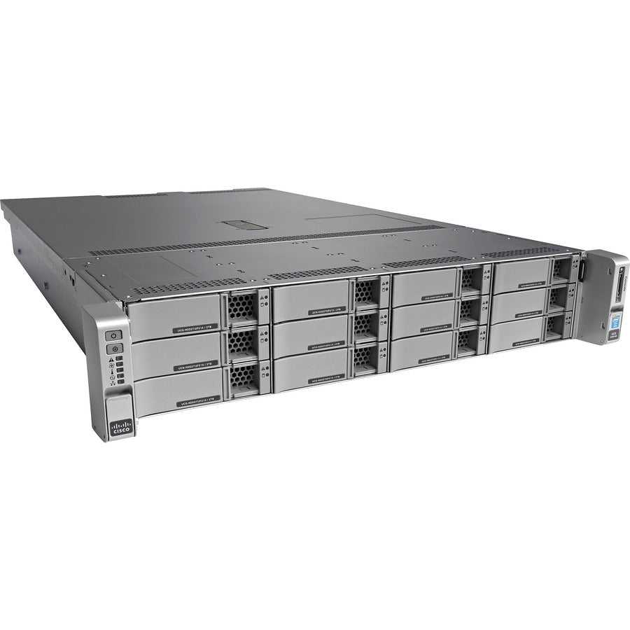 Cisco Systems, Inc., Système Cisco Barebone - Montable en rack 2U - Prise en charge de 2 processeurs UCSC-C240-M4L=