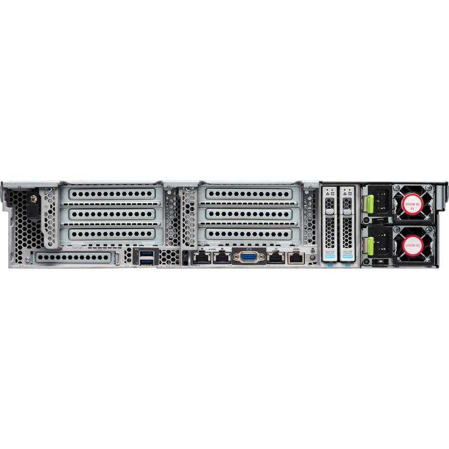 Cisco Systems, Inc., Système Cisco Barebone - Montable en rack 2U - Prise en charge de 2 processeurs UCSC-C240-M5S=