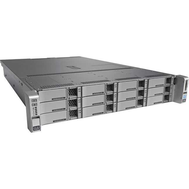 Cisco Systems, Inc., Système Cisco Barebone - Montable en rack 2U - Prise en charge de 2 processeurs Ucsc-C240-M4L